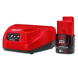 Milwaukee M12 Batteries, Chargers and Mounts